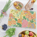 Yellow floral Cutting Board Gallery Image 2