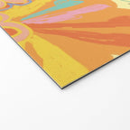 Yellow floral Welcome Mat Gallery Image 2