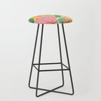 Yellow floral Stool Gallery Image 1