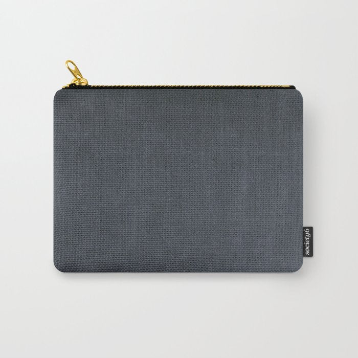 Charcoal Velvet Carry All Pouch Gallery Image 1