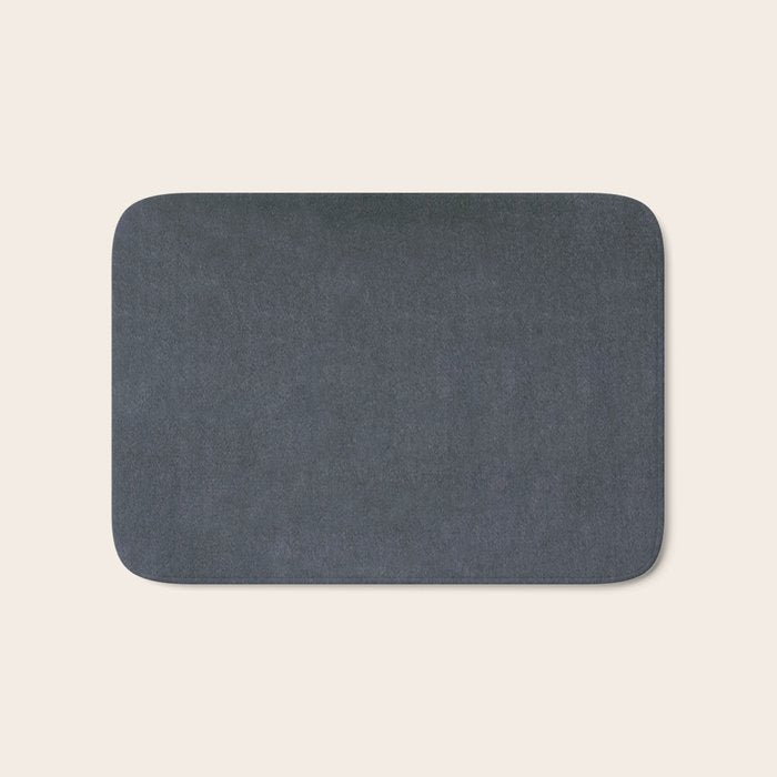Charcoal Velvet Bath Mat Gallery Image 1