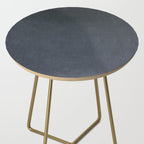 Charcoal Velvet Side Table Gallery Image 2