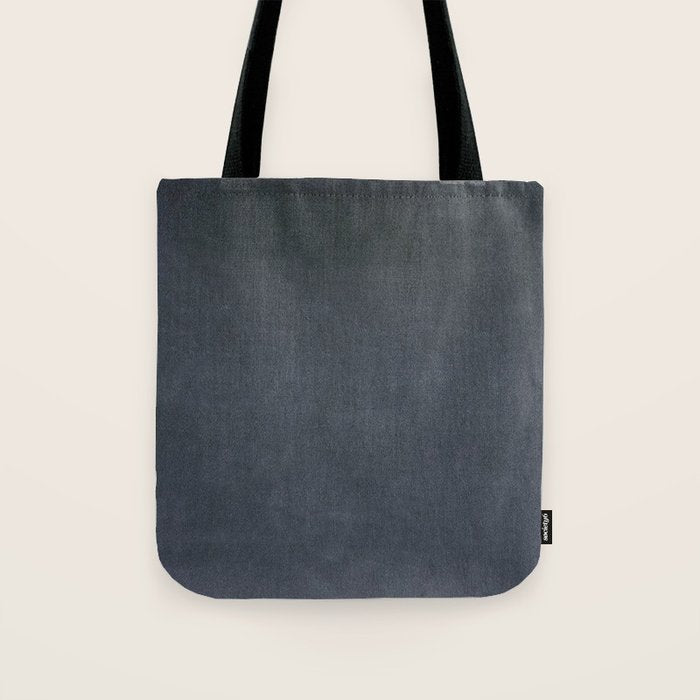 Charcoal Velvet Tote Bag Gallery Image 1