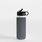 Charcoal Velvet Water Bottle Gallery Image 1