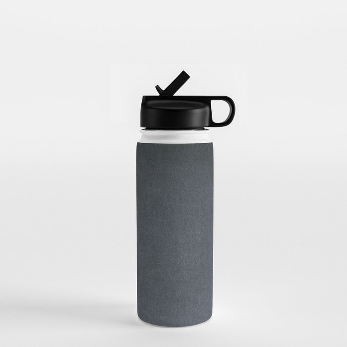 Charcoal Velvet Water Bottle Gallery Image 1
