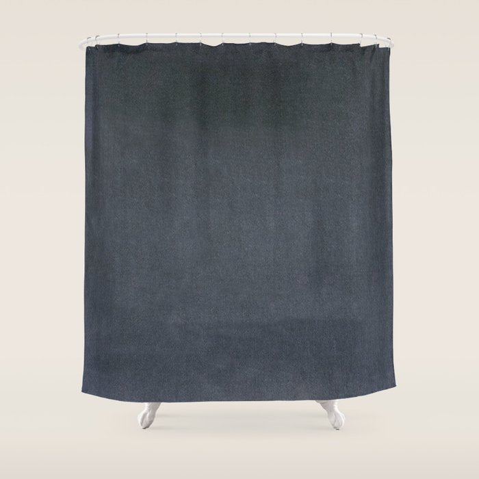 Charcoal Velvet Shower Curtain Gallery Image 1