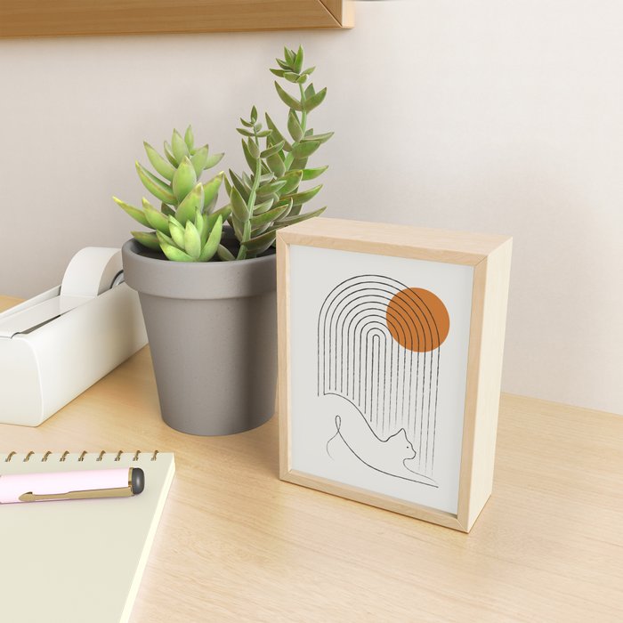 Cat Landscape 152 Mini Art Print Gallery Image 2