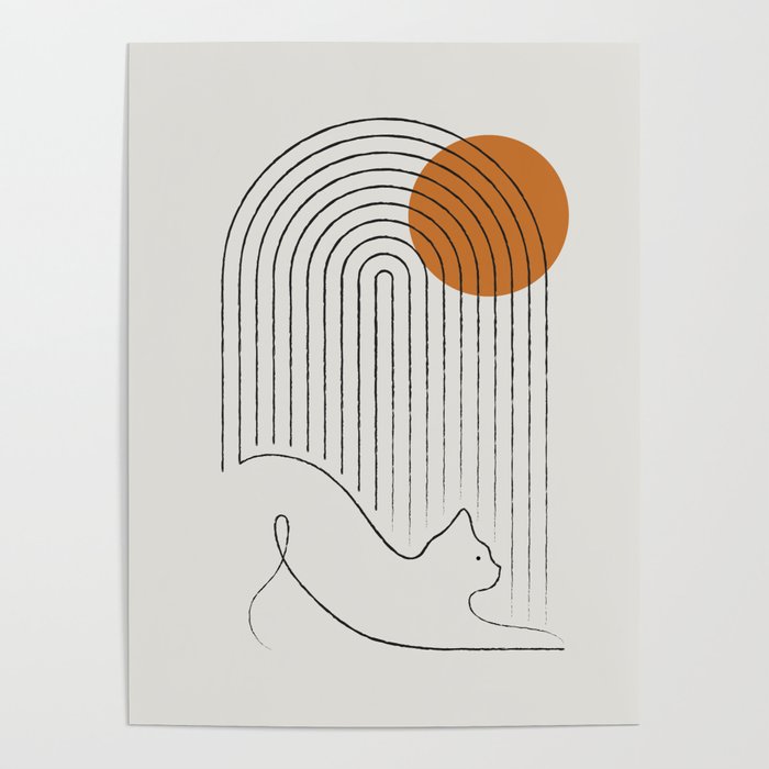 Cat Landscape 152 Poster Gallery Image 4