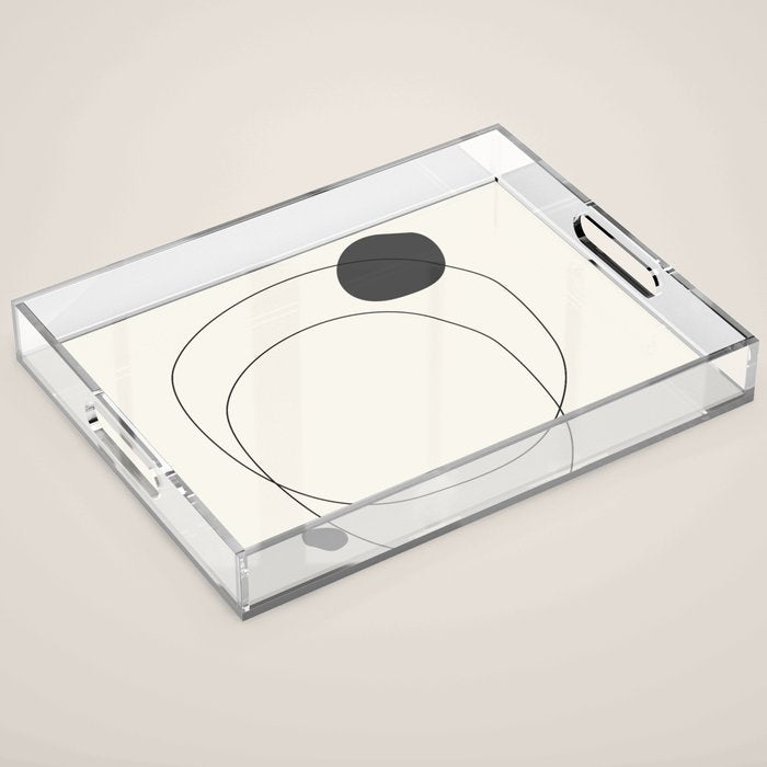 Abstract line art 79 Acrylic Tray Gallery Image 1