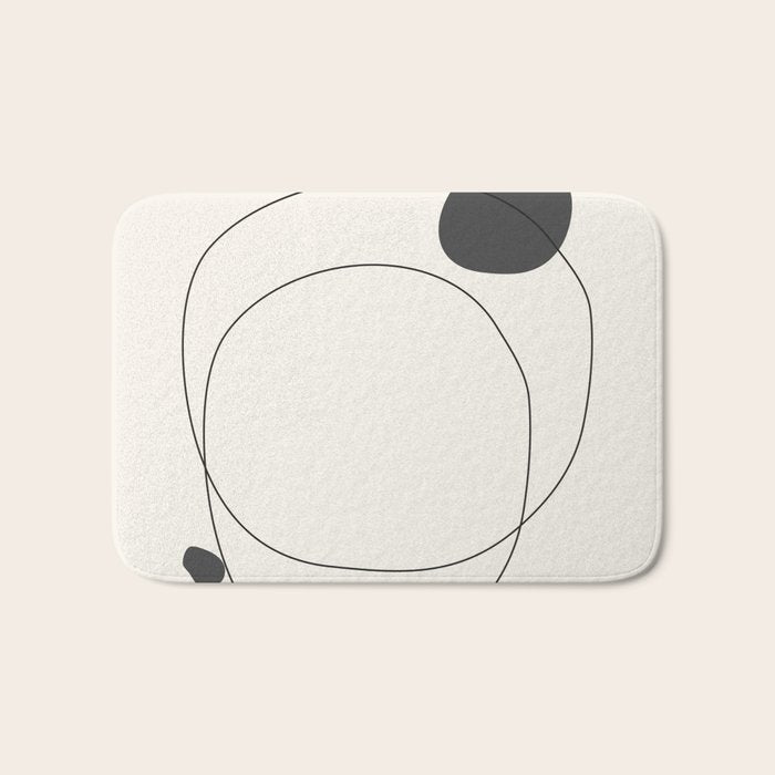 Abstract line art 79 Bath Mat Gallery Image 1