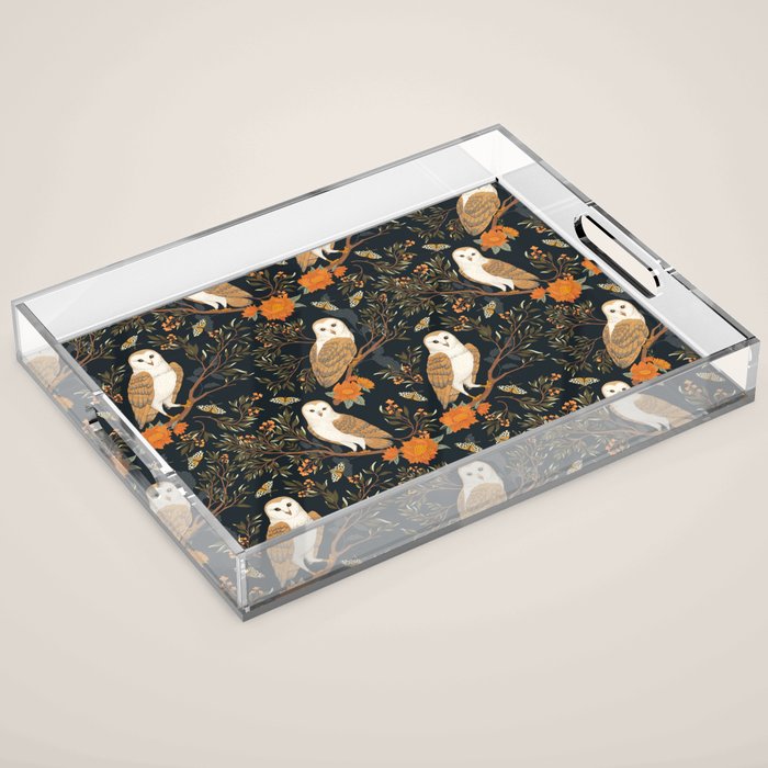 Night Owl Acrylic Tray Gallery Image 1