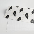 Mystic Hand with Eye - Black and Gold Ink Wrapping Paper Gallery Image 2