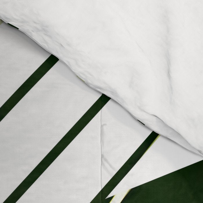 Monsterabstract, Abstract Tropical Nature Pastel Collage, Graphic Design Botanical Garden, Monstera Exotic Plants Geometric Shapes, Eclectic Bohemian Contemporary Color Story  Comforter Gallery Image 4