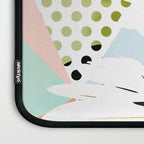 Monsterabstract, Abstract Tropical Nature Pastel Collage, Graphic Design Botanical Garden, Monstera Exotic Plants Geometric Shapes, Eclectic Bohemian Contemporary Color Story  Laptop Sleeve Gallery Image 3