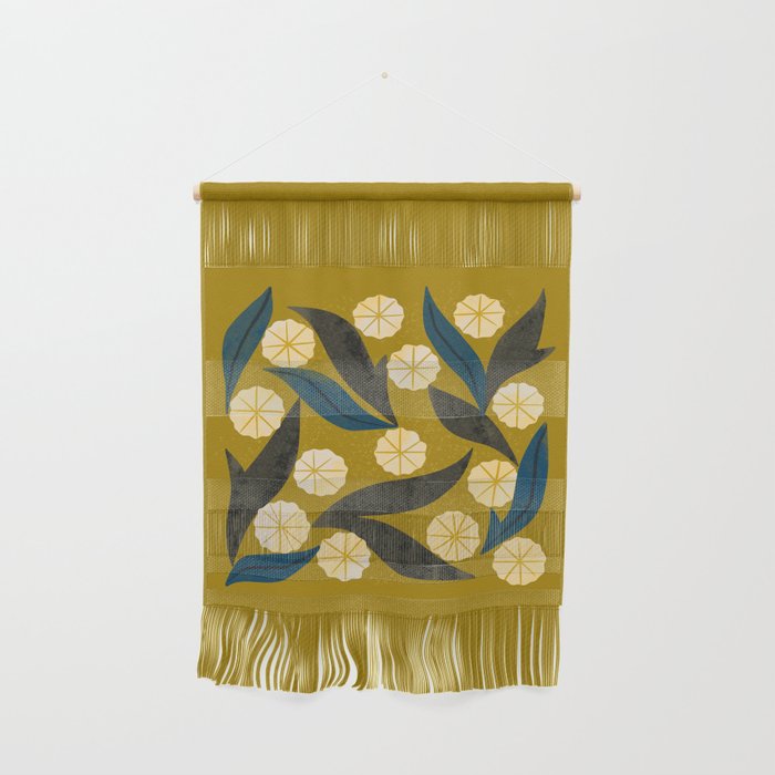 Gold Floral Wall Hanging Gallery Image 1