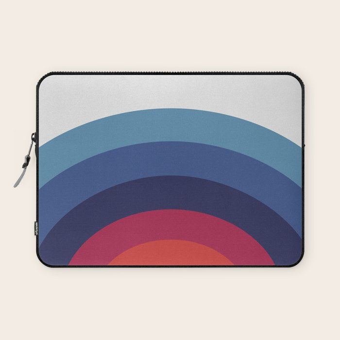 Retro Sunset Wave Vibes Laptop Sleeve Gallery Image 1