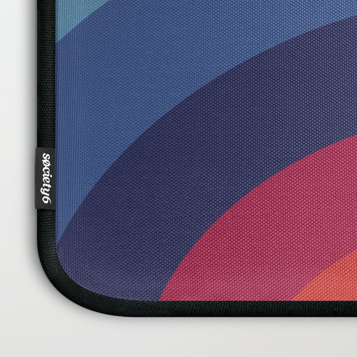 Retro Sunset Wave Vibes Laptop Sleeve Gallery Image 3