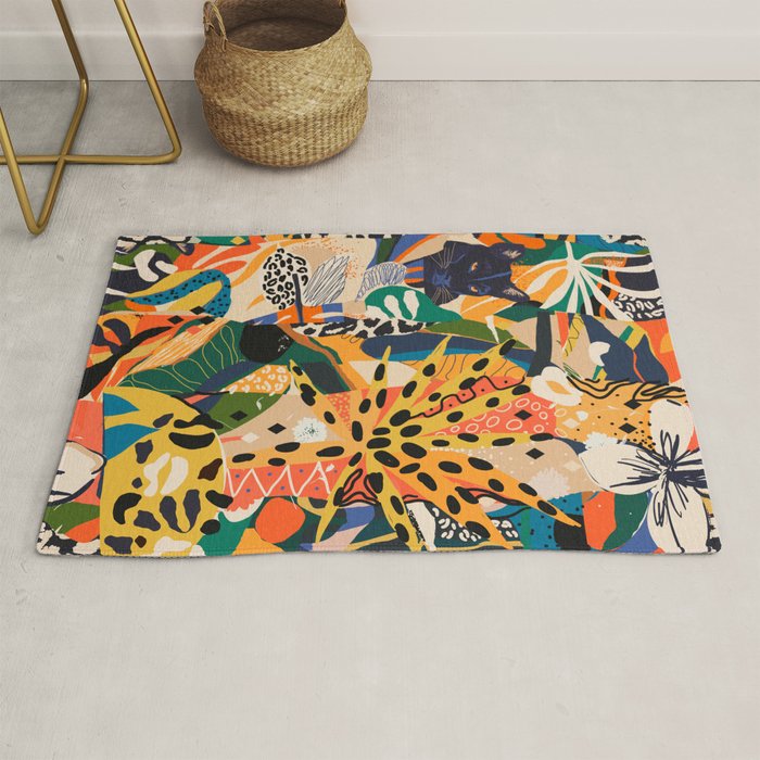 POP COLLAGE 01: Wild Edition Rug Gallery Image 1