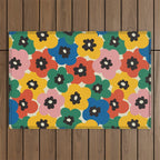 Summer Garden #3 Outdoor Rug Gallery Image 1