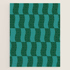 Money Green Wavy Blocks Jigsaw Puzzle Gallery Image 1