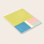 Vibrant Pastel Tones Unique Geometric Design Notebook Gallery Image 3