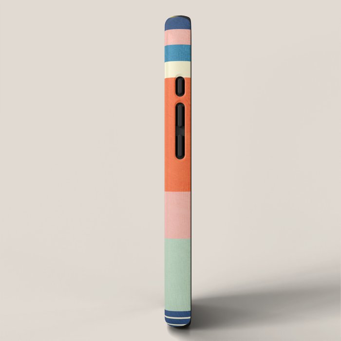 Vibrant Pastel Tones Unique Geometric Design iPhone Case Gallery Image 2