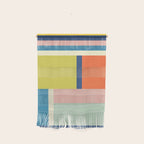 Vibrant Pastel Tones Unique Geometric Design Wall Hanging Gallery Image 1