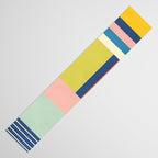 Vibrant Pastel Tones Unique Geometric Design Table Runner Gallery Image 3