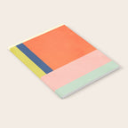 Vibrant Pastel Tones Unique Geometric Design Notebook Gallery Image 2