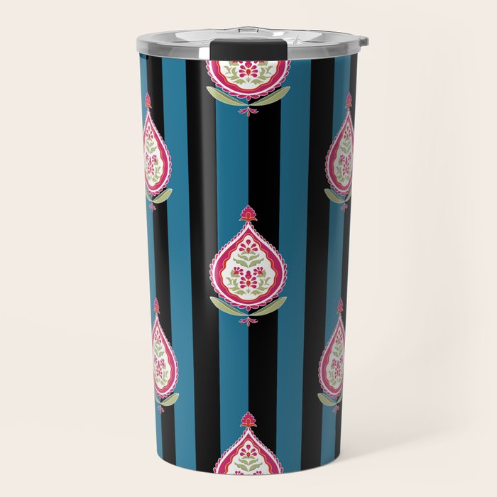 Floral Filigree Travel Mug Gallery Image 1
