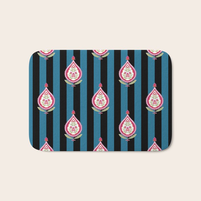 Floral Filigree Bath Mat Gallery Image 1