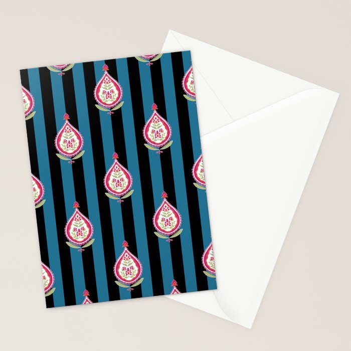 Floral Filigree Stationery Card Gallery Image 2