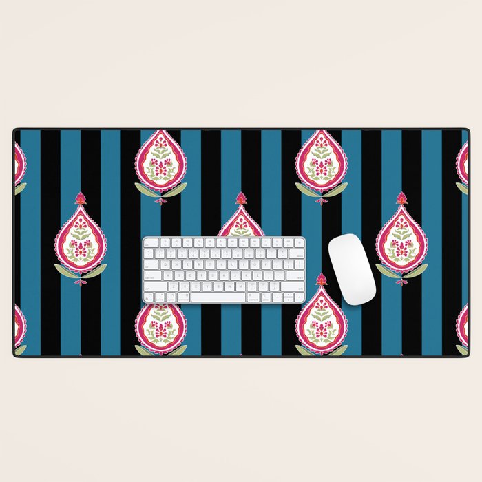 Floral Filigree Desk Mat Gallery Image 1
