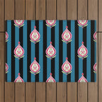 Floral Filigree Outdoor Rug Gallery Image 1
