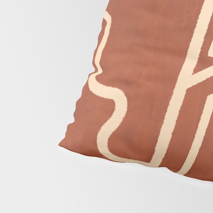 Modern Abstract Minimal Shapes 39/6 Pillow Sham Gallery Image 4