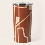 Modern Abstract Minimal Shapes 39/6 Travel Mug Gallery Image 1