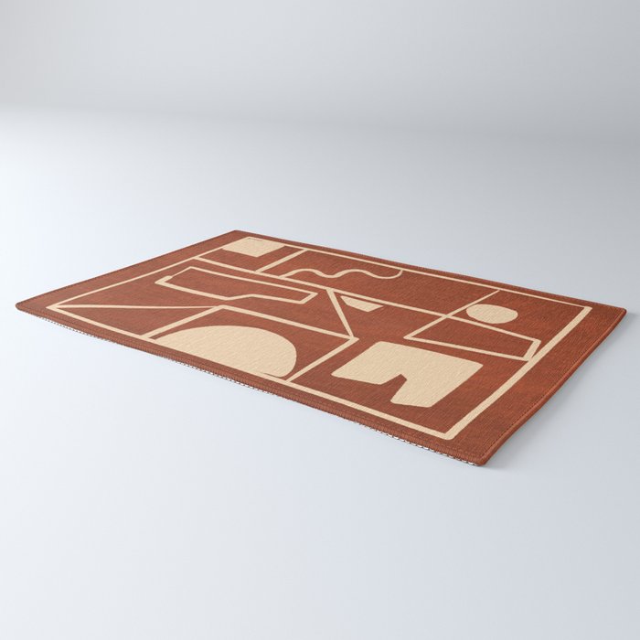 Modern Abstract Minimal Shapes 39/6 Rug Gallery Image 3