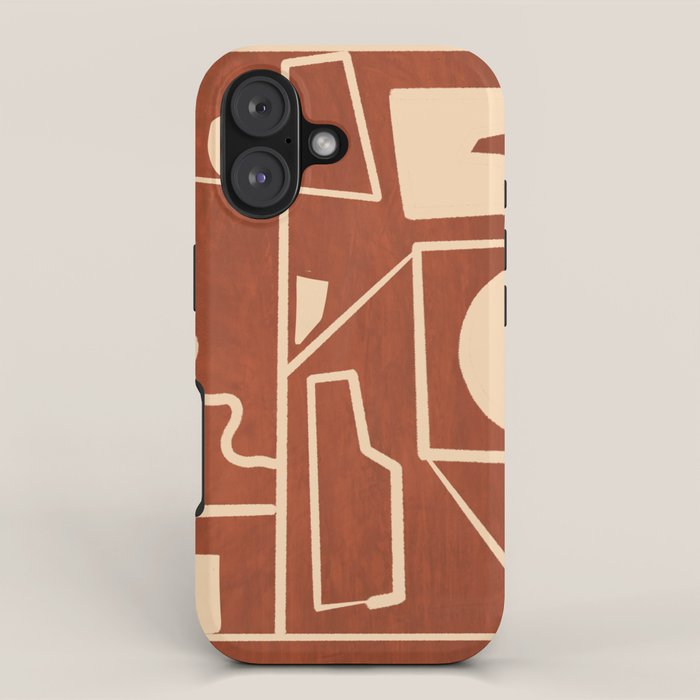 Modern Abstract Minimal Shapes 39/6 iPhone Case Gallery Image 1