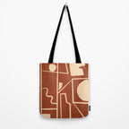 Modern Abstract Minimal Shapes 39/6 Tote Bag Gallery Image 2