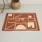 Modern Abstract Minimal Shapes 39/6 Rug Gallery Image 1