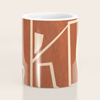Modern Abstract Minimal Shapes 39/6 Coffee Mug Gallery Image 4
