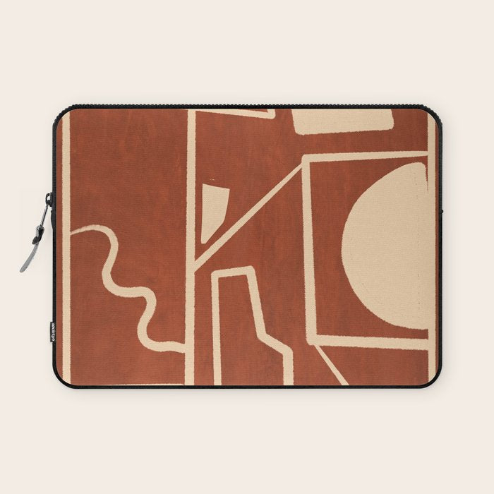 Modern Abstract Minimal Shapes 39/6 Laptop Sleeve Gallery Image 1