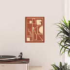 Modern Abstract Minimal Shapes 39/6 Poster Gallery Image 2