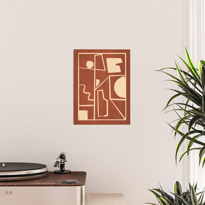 Modern Abstract Minimal Shapes 39/6 Poster Gallery Image 2