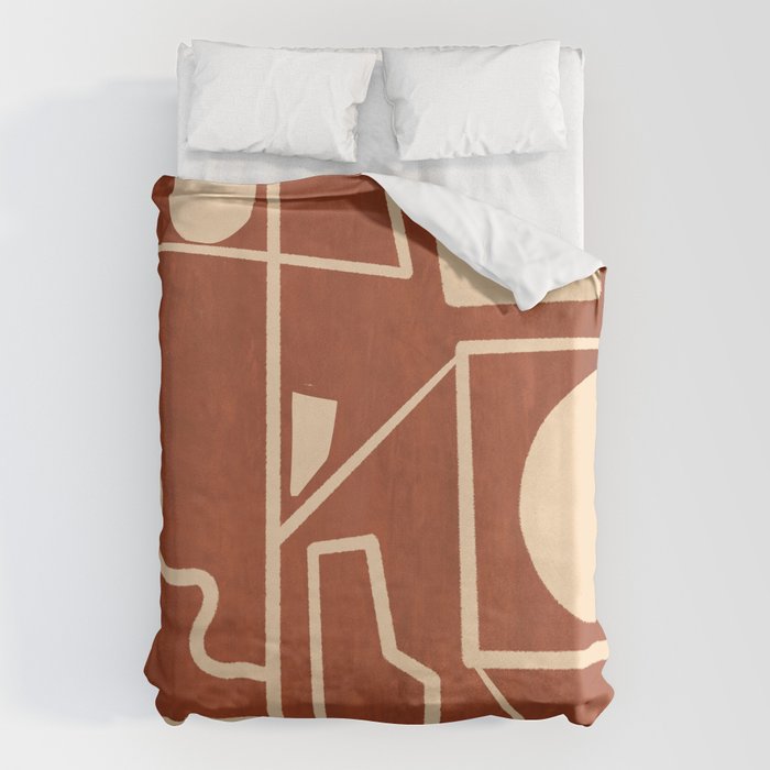 Modern Abstract Minimal Shapes 39/6 Duvet Cover Gallery Image 6