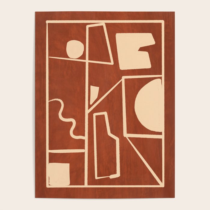 Modern Abstract Minimal Shapes 39/6 Poster Gallery Image 4