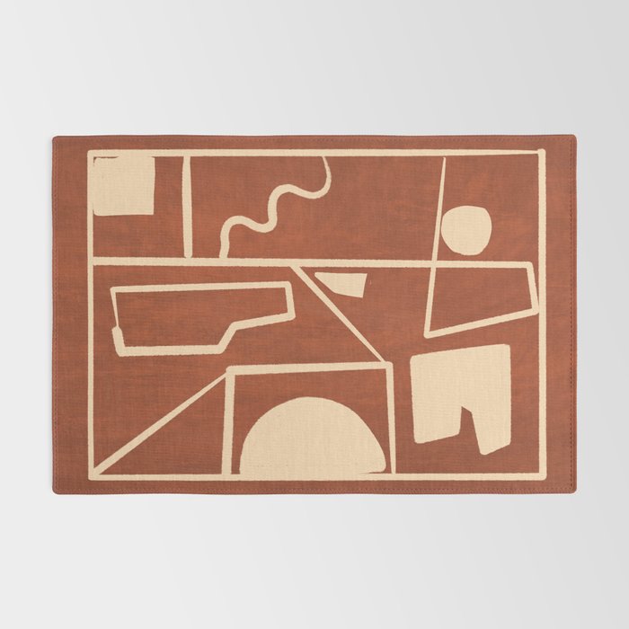 Modern Abstract Minimal Shapes 39/6 Rug Gallery Image 2