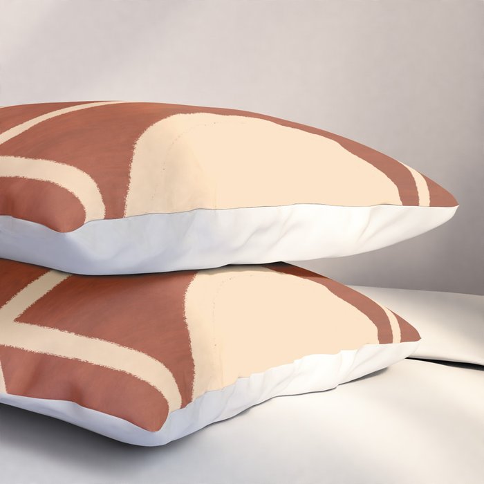 Modern Abstract Minimal Shapes 39/6 Pillow Sham Gallery Image 3