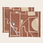 Modern Abstract Minimal Shapes 39/6 Placemat Gallery Image 1