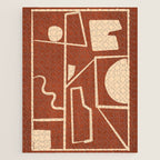 Modern Abstract Minimal Shapes 39/6 Jigsaw Puzzle Gallery Image 1